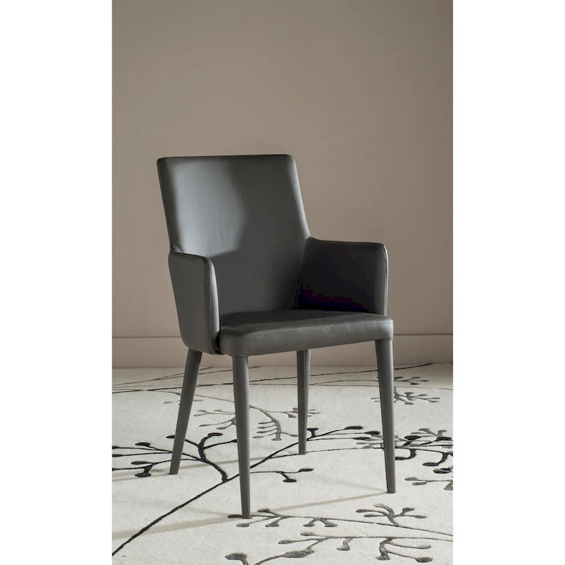 Sedia da pranzo moderna bianca Mid-Century - 23,6 L x 21,6 P x 35,5 A - 24Lx22Px36A