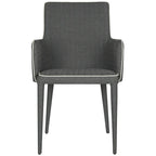 Sedia da pranzo moderna bianca Mid-Century - 23,6 L x 21,6 P x 35,5 A - 24Lx22Px36A