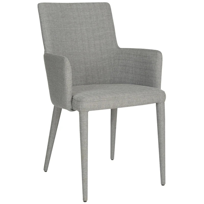 Sedia da pranzo moderna bianca Mid-Century - 23,6 L x 21,6 P x 35,5 A - 24Lx22Px36A
