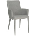 Sedia da pranzo moderna bianca Mid-Century - 23,6 L x 21,6 P x 35,5 A - 24Lx22Px36A
