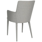 Sedia da pranzo moderna bianca Mid-Century - 23,6 L x 21,6 P x 35,5 A - 24Lx22Px36A