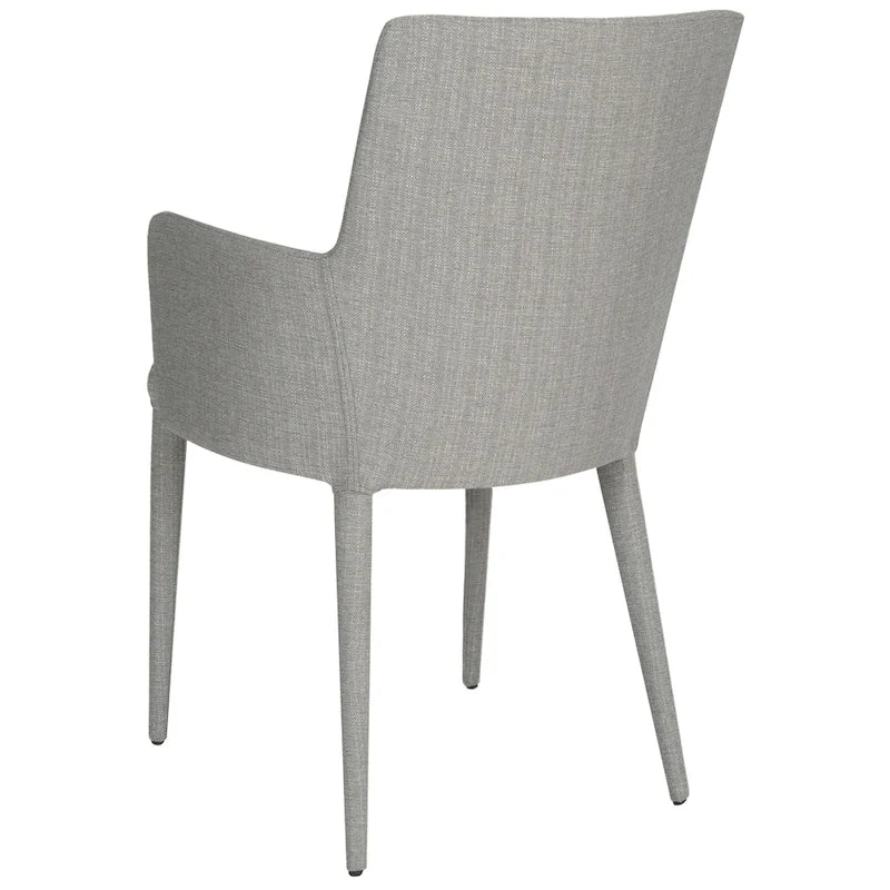 Sedia da pranzo moderna bianca Mid-Century - 23,6 L x 21,6 P x 35,5 A - 24Lx22Px36A