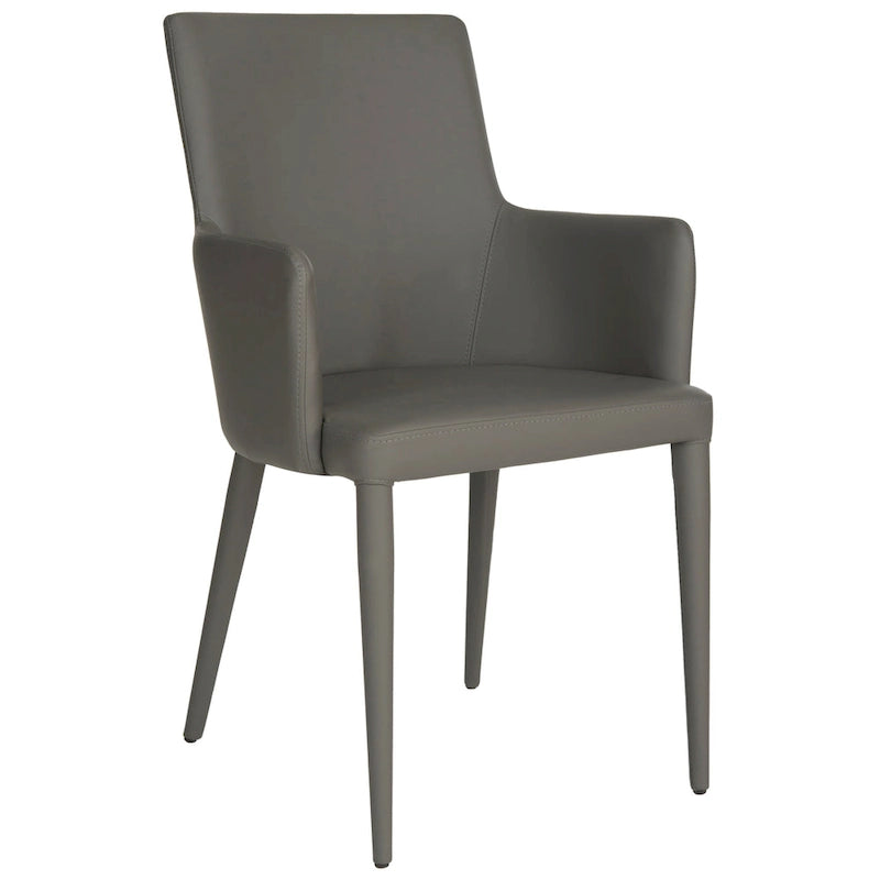 Sedia da pranzo moderna bianca Mid-Century - 23,6 L x 21,6 P x 35,5 A - 24Lx22Px36A