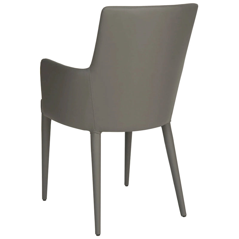 Sedia da pranzo moderna bianca Mid-Century - 23,6 L x 21,6 P x 35,5 A - 24Lx22Px36A