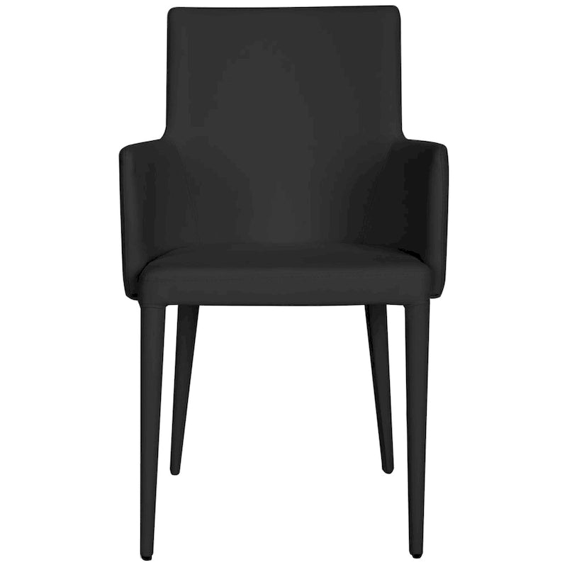 Sedia da pranzo moderna bianca Mid-Century - 23,6 L x 21,6 P x 35,5 A - 24Lx22Px36A
