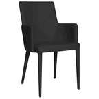 Sedia da pranzo moderna bianca Mid-Century - 23,6 L x 21,6 P x 35,5 A - 24Lx22Px36A