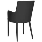 Sedia da pranzo moderna bianca Mid-Century - 23,6 L x 21,6 P x 35,5 A - 24Lx22Px36A