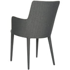 Sedia da pranzo moderna bianca Mid-Century - 23,6 L x 21,6 P x 35,5 A - 24Lx22Px36A
