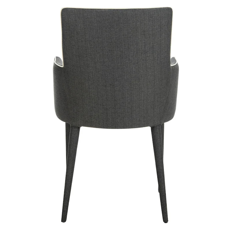 Sedia da pranzo moderna bianca Mid-Century - 23,6 L x 21,6 P x 35,5 A - 24Lx22Px36A