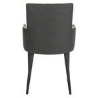Sedia da pranzo moderna bianca Mid-Century - 23,6 L x 21,6 P x 35,5 A - 24Lx22Px36A