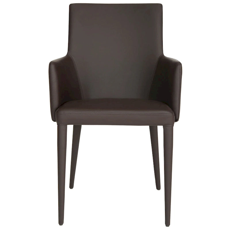 Sedia da pranzo moderna bianca Mid-Century - 23,6 L x 21,6 P x 35,5 A - 24Lx22Px36A