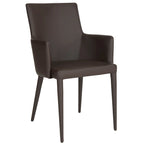 Sedia da pranzo moderna bianca Mid-Century - 23,6 L x 21,6 P x 35,5 A - 24Lx22Px36A