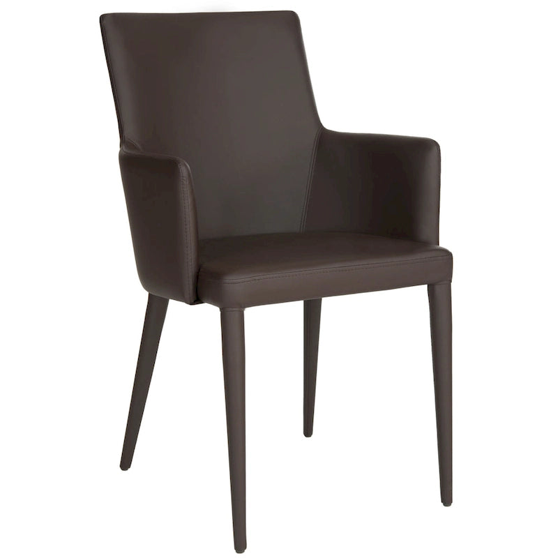 Sedia da pranzo moderna bianca Mid-Century - 23,6 L x 21,6 P x 35,5 A - 24Lx22Px36A
