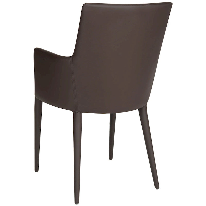 Sedia da pranzo moderna bianca Mid-Century - 23,6 L x 21,6 P x 35,5 A - 24Lx22Px36A