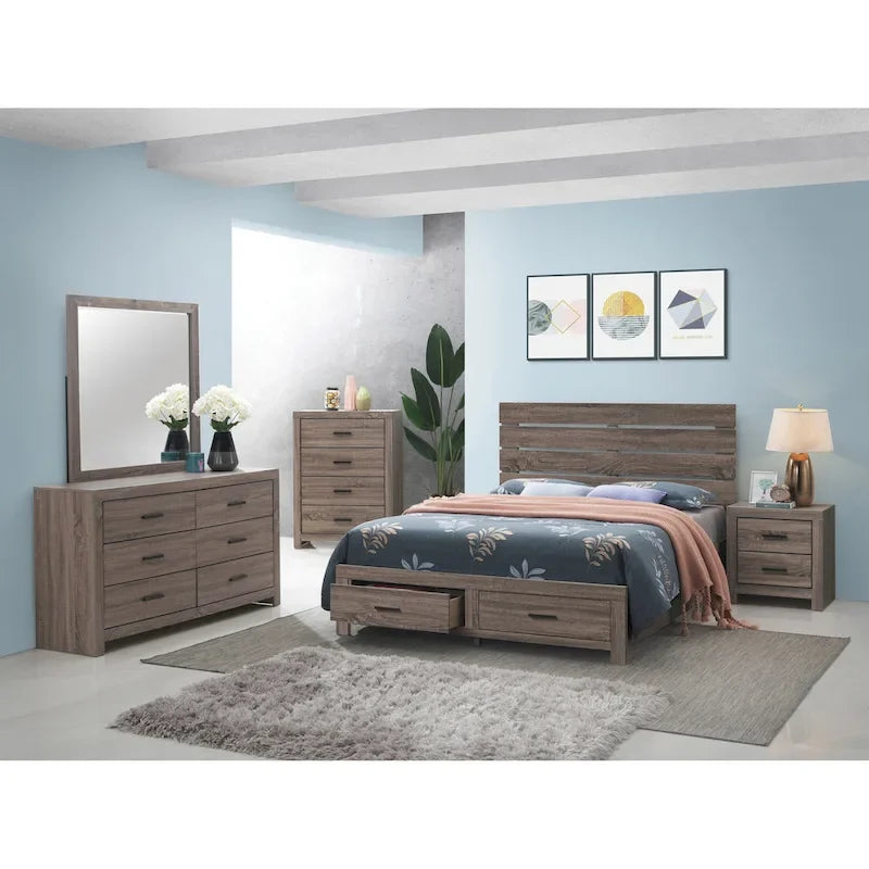 Letto con Contenitore a Piattaforma a 2 Cassetti