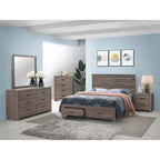 Letto con Contenitore a Piattaforma a 2 Cassetti