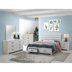 Letto con Contenitore a Piattaforma a 2 Cassetti