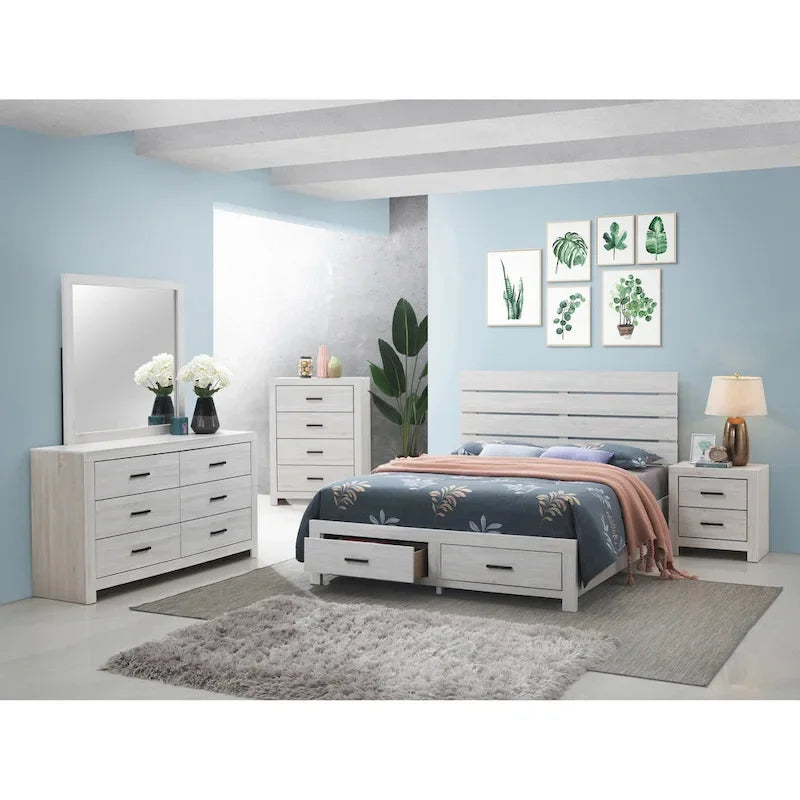 Letto con Contenitore a Piattaforma a 2 Cassetti