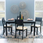 Sedia da pranzo laterale Boho