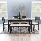 Sedia da pranzo laterale Boho