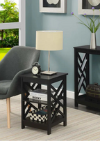 Convenience Concepts Titan End Table with Shelves
