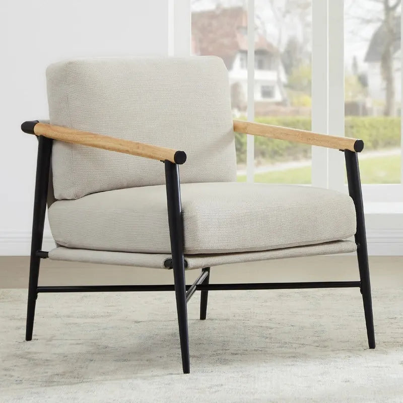 Poltrona imbottita Mid-Century Modern