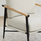 Poltrona imbottita Mid-Century Modern