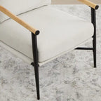Poltrona imbottita Mid-Century Modern
