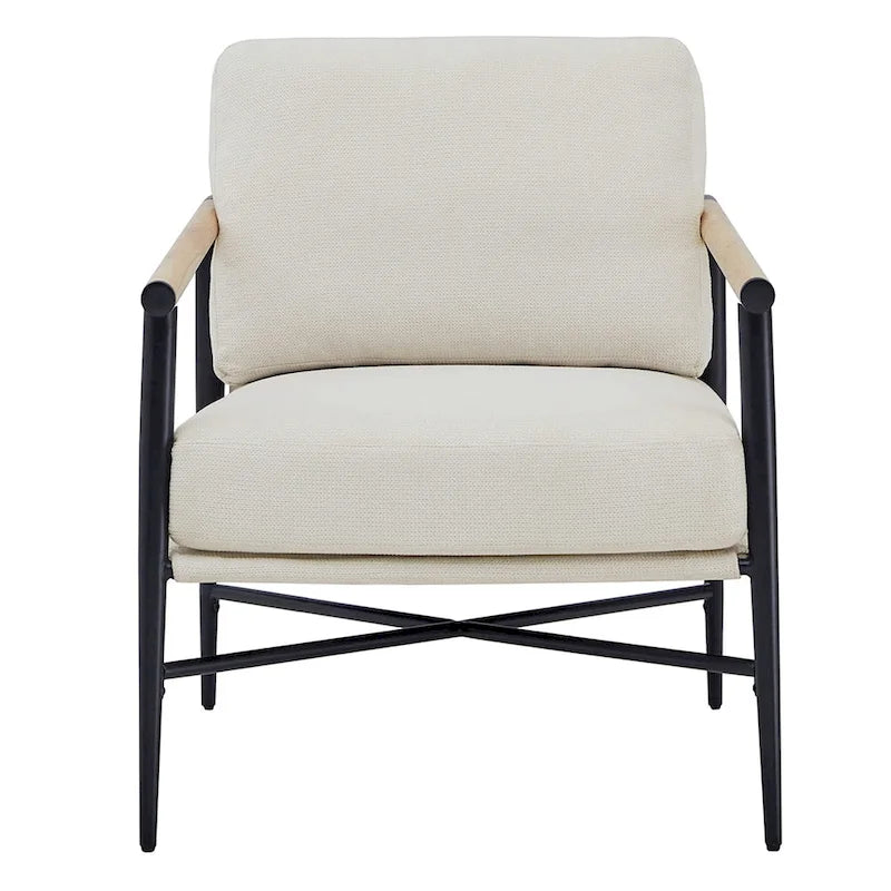 Poltrona imbottita Mid-Century Modern