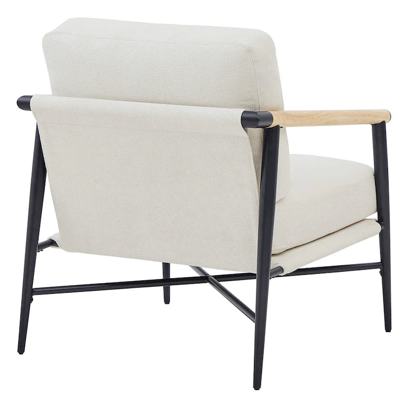Poltrona imbottita Mid-Century Modern