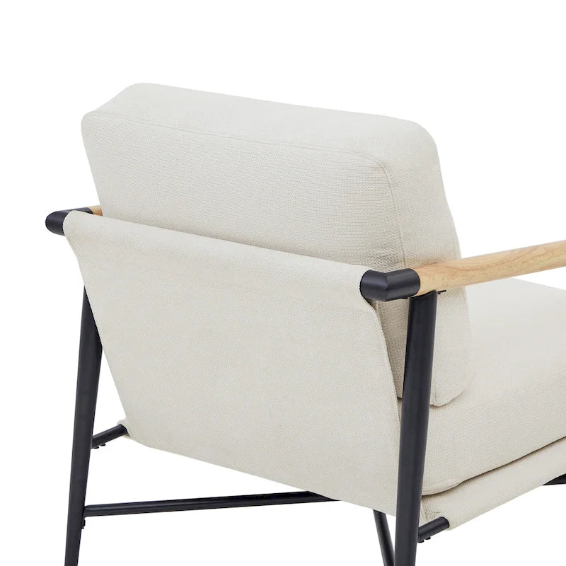 Poltrona imbottita Mid-Century Modern
