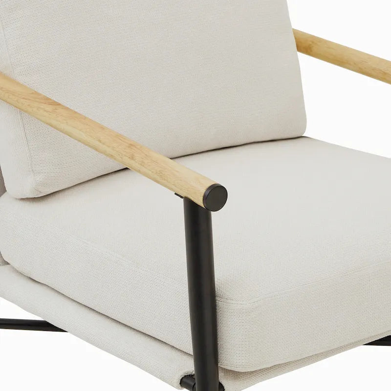 Poltrona imbottita Mid-Century Modern