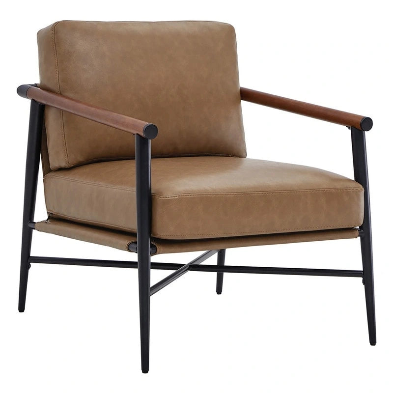Poltrona imbottita Mid-Century Modern