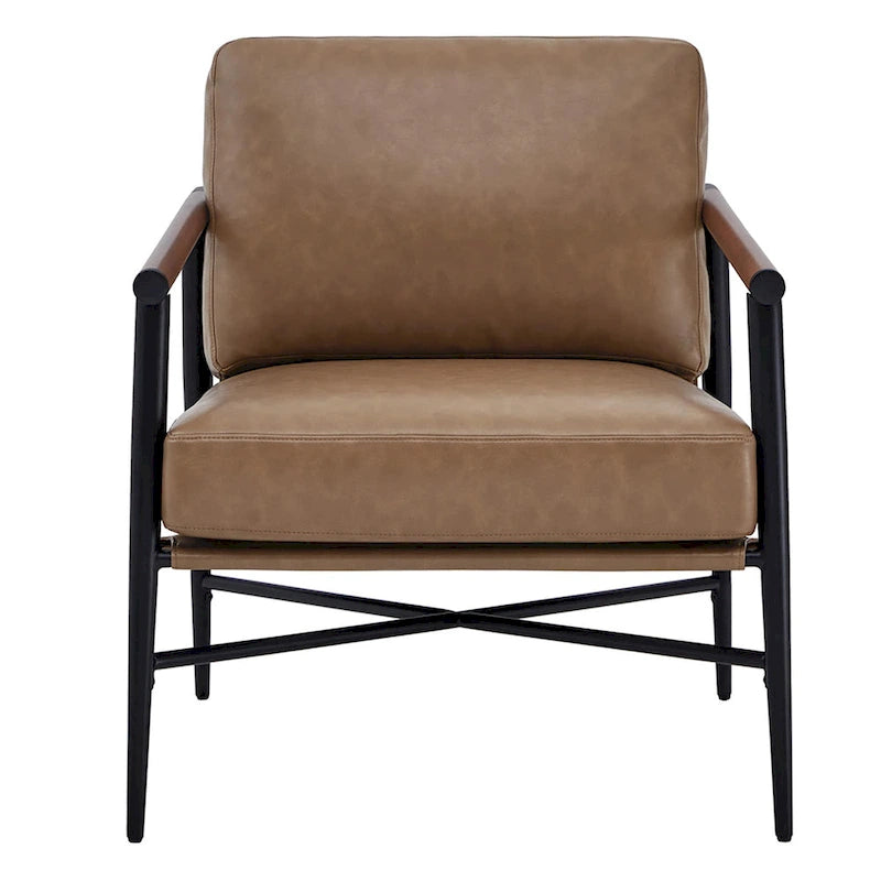 Poltrona imbottita Mid-Century Modern