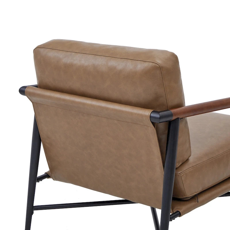 Poltrona imbottita Mid-Century Modern