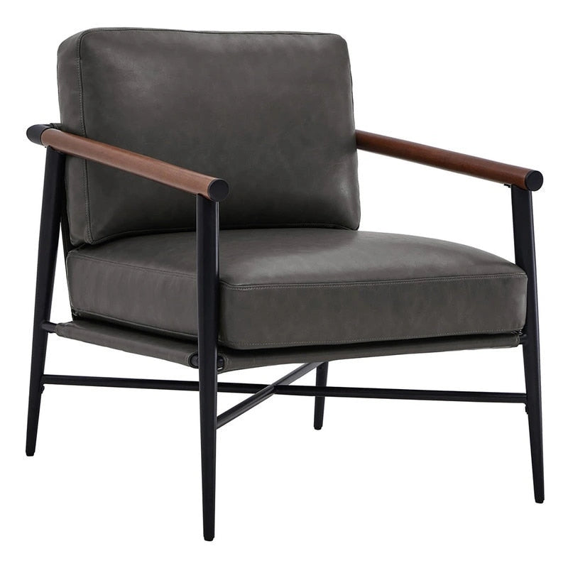 Poltrona imbottita Mid-Century Modern