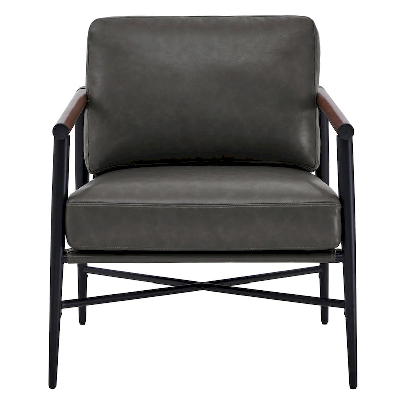 Poltrona imbottita Mid-Century Modern