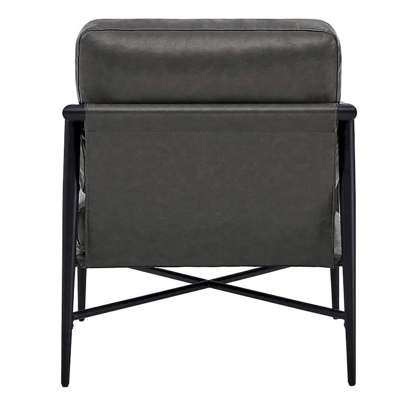 Poltrona imbottita Mid-Century Modern