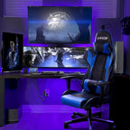 Sedia ergonomica da ufficio/gaming girevole regolabile in similpelle