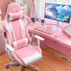 Sedia ergonomica da ufficio/gaming girevole regolabile in similpelle