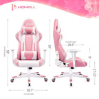 Sedia ergonomica da ufficio/gaming girevole regolabile in similpelle
