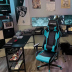 Sedia ergonomica da ufficio/gaming girevole regolabile in similpelle