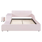 Letto imbottito a terra matrimoniale