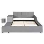 Letto imbottito a terra matrimoniale