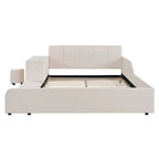 Letto imbottito a terra matrimoniale
