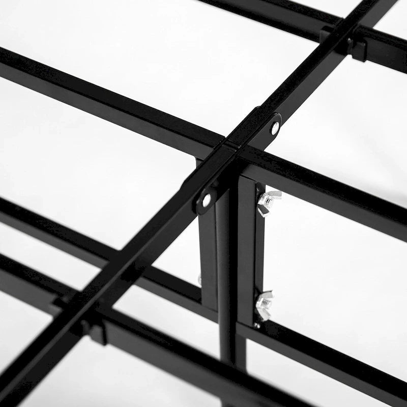 Base per Materasso in Metallo Nero