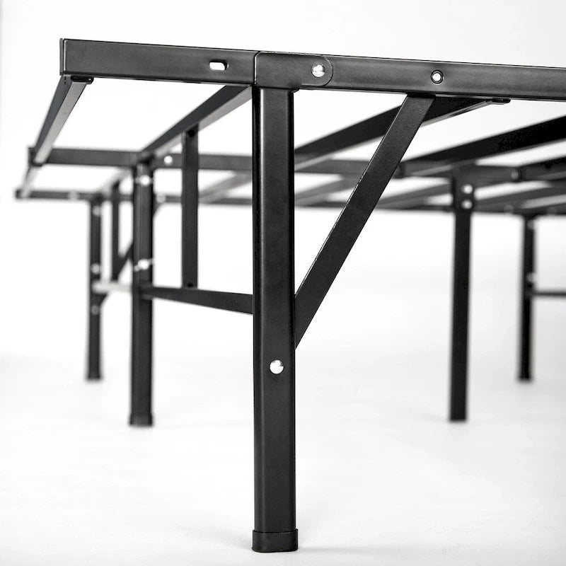 Base per Materasso in Metallo Nero