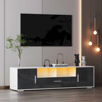 Mobile TV, porta TV, centro di intrattenimento, postazione TV, console TV, console con striscia luminosa a LED, striscia luminosa telecomandabile