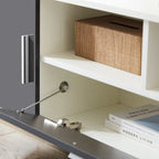 Mobile TV, porta TV, centro di intrattenimento, postazione TV, console TV, console con striscia luminosa a LED, striscia luminosa telecomandabile