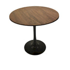Tavolo da pranzo rotondo, tavolo da pranzo da cucina Tulip da 80 cm per 2-4 persone con piano in MDF e base a piedistallo, tavolino da salotto